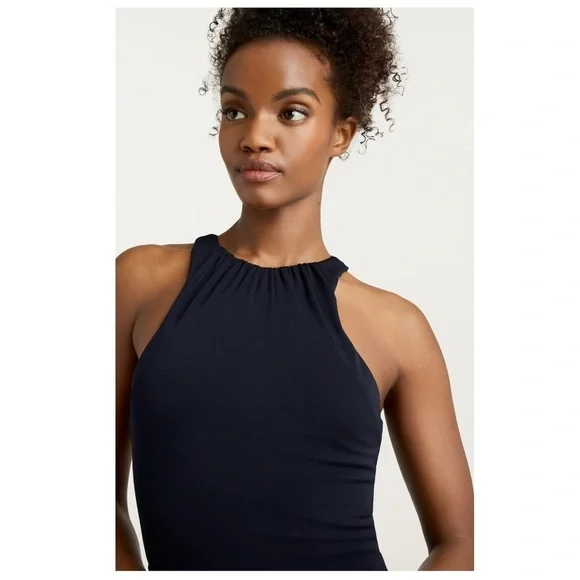 Cinq à Sept Lezlie Midi Dress in Navy - Picture 5 of 15